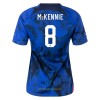 Maglia ufficiale Stati Uniti McKENNIE 8 Trasferta Mondiali 2022 per Donna